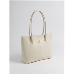 Женская кожаная сумка Richet 3295LG 891 Бежевый