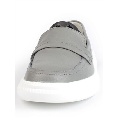 03-ZL-8501 DK. GRAY Полуботинки женские (натуральная кожа)