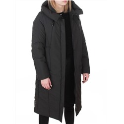 M-9098 DK. GREEN Пальто зимнее женское (верблюжья шерсть, 120 гр. холлофайбер)