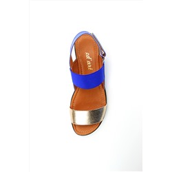 Босоножки ED'ART 2021.115'bl.gold/blue R