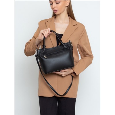 Женская кожаная сумка Richet 3194LN 376 Черный