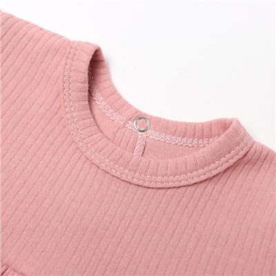 Платье и повязка Крошка, Я BASIC LINE, рост 62-68 см, розовый
