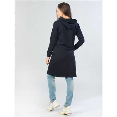 Платье из футера knitwear future  ФП1357П4 темно-синее
