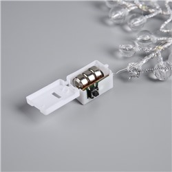 Подвеска световая "Снежинка", 14х14х1 см, 10 LED, батарейки AG13х3 (в комплекте), свечение белое