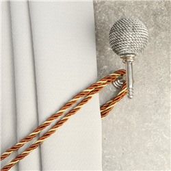 Держатель для штор CAPPIO KS100, однорожковый, цвет хром, 2 шт.