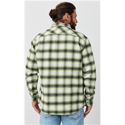 Рубашка F521-0460 white-green