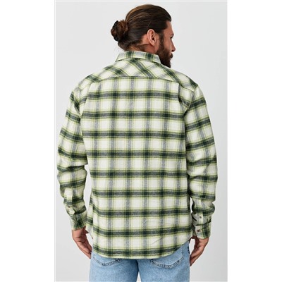 Рубашка F521-0460 white-green