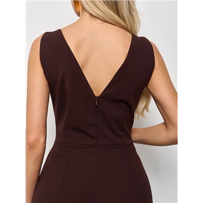 Комбинезон нарядный шоколадного цвета