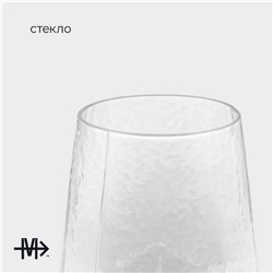 Стакан Magistro «Дарио», 450 мл, стекло, прозрачный