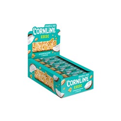 «Cornline», зерновой батончик с кокосом, 30 г (упаковка 18 шт)