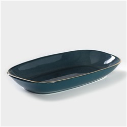 Блюдо фарфоровое Blu reattivo, 29,5×17 см
