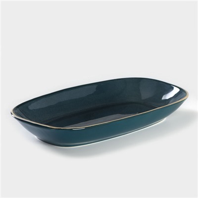 Блюдо фарфоровое Blu reattivo, 29,5×17 см