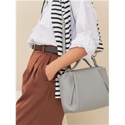 Женская кожаная сумка Richet 2645LN 830 Серый