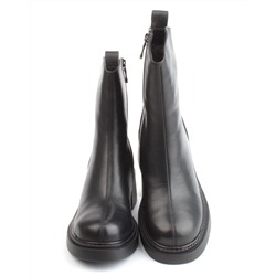 04-M3-L806 BLACK Ботинки зимние женские (натуральная кожа, натуральный мех)
