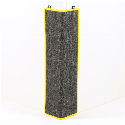 Когтеточка угловая большая, с пропиткой, 67×14 см, микс цветов