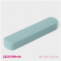 Футляр для столовых приборов выдвижной Доляна, 20×4.5×2.5 см, МИКС