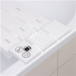 Сиденье для ванны, пластик, 68 см, белое