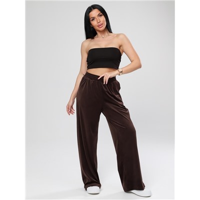 Марлена макси - брюки шоколадный