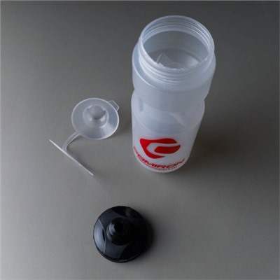 Бутылка для воды  COMIRON "Advance" с пылевой крышкой и одноцветным принтом. Прозрачная. 850 мл. /711619 /FWCPE-28D1Сt / уп 1