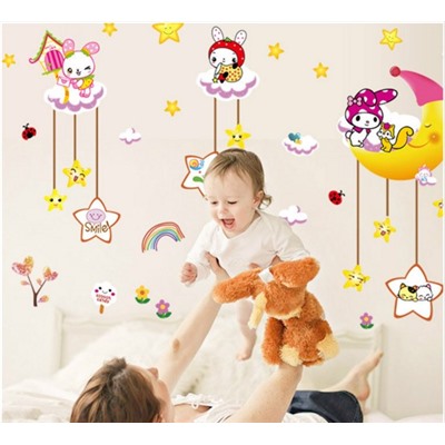 Наклейка для интерьера детская AY9258 - 118Х160 см