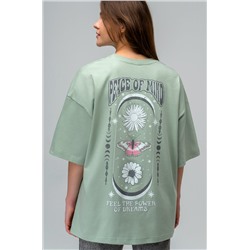 Женская футболка оверсайз Happyfox