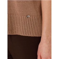 Джемпер вязаный с короткими рукавами