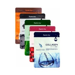 Набор тканевых масок FarmStay 5 штук originalКорейская косметика по оптовым ценам. Популярные бренды Корейской косметалогии в интернет магазине ooptom.ru.