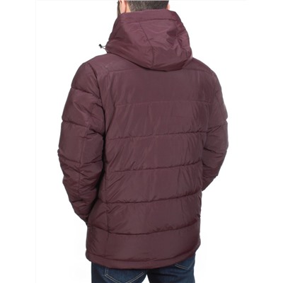 4707 BURGUNDY Куртка мужская зимняя ROMADA (200 гр. холлофайбер)