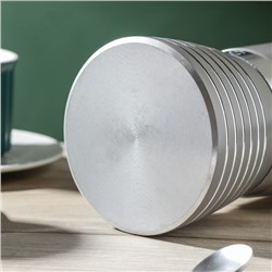 Кофеварка гейзерная Magistro Moka, на 6 чашек, 300 мл, алюминий, серая