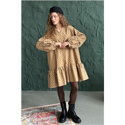 Платье женское  COSY076/02/Бежевый, черный