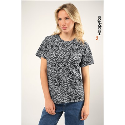 Женская футболка из хлопка Happyfox