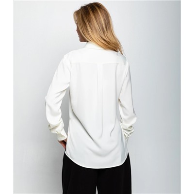 Блуза #1В2321, молоко