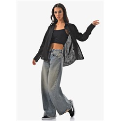 Женская рубашка оверсайз хлопок CRACPOT