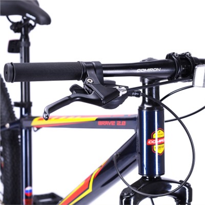 Велосипед 26" рама 15" 1х10sp COMIRON BRAVE 2.0 синий красный