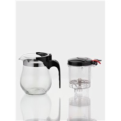 Заварочный чайник Magistro «Мехико», 350 мл, пластиковое сито, стекло