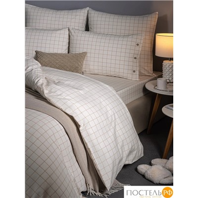PRIME PRIVE ВАЛЬБО бел (клетка) КПБ 200х220-1/240х260-1/50х70-2/70х70-2, 6 пр., хл.