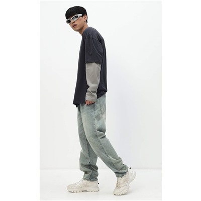 Джинсы муж. K8888 blue-green