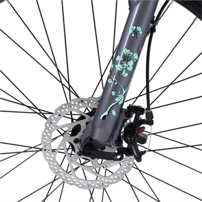 Велосипед 26" рама 17" 21sp COMIRON SAKURA голубой