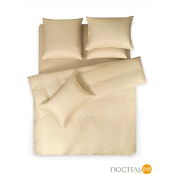 CASSIA ЛЮКС Страйп Сатин беж КПБ 145х215-1/200х220-1/50х70-2/70х70-2, 6 пр., хл/сатин