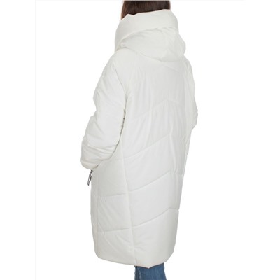 M-9117 WHITE Пальто зимнее женское CORUSKY  (верблюжья шерсть)