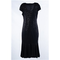 Женское платье миди с коротким рукавом 248589 размер 50, 52, 54, 56