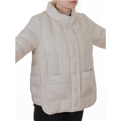 8810 MILK Куртка пуховая облегченная женская (утиный пух)