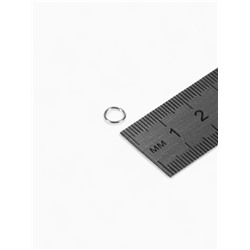 Кольцо соединительное «СМ-976», 0.8×6 мм (набор 50 г, ± 570 шт.), цвет серебро