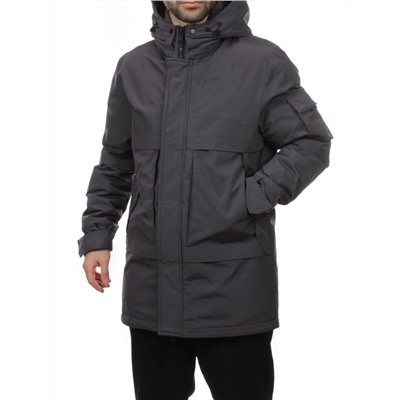 8896 DK. GRAY Куртка мужская зимняя облегченная (130 гр. холлофайбер)