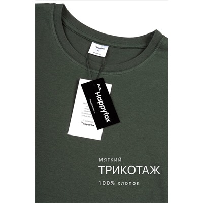 Женская базовая хлопковая футболка Happyfox