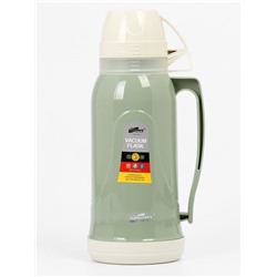 Термос 1.7 л, со стеклянной колбой, сохраняет тепло 14 ч, 14 х 34 см, микс