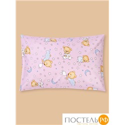 DAILY by T МИШКИ роз КПБ 112х147-1/110х150-1/40х60-1, 3 пр., хл.