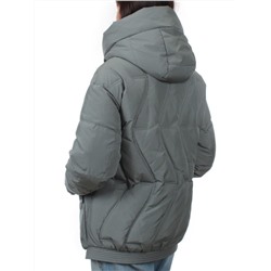 8887 GRAY Куртка зимняя женская (холлофайбер 200 гр.)