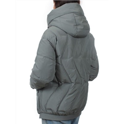 8887 GRAY Куртка зимняя женская (холлофайбер 200 гр.)