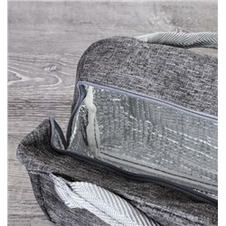 Сумка с эффектом сохранения холода, тепла/термосумка / DFB122gray /уп 200/ 23x10x20 см, 5,5 л